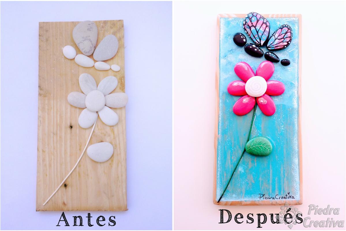 Cuadros de piedras pintadas 