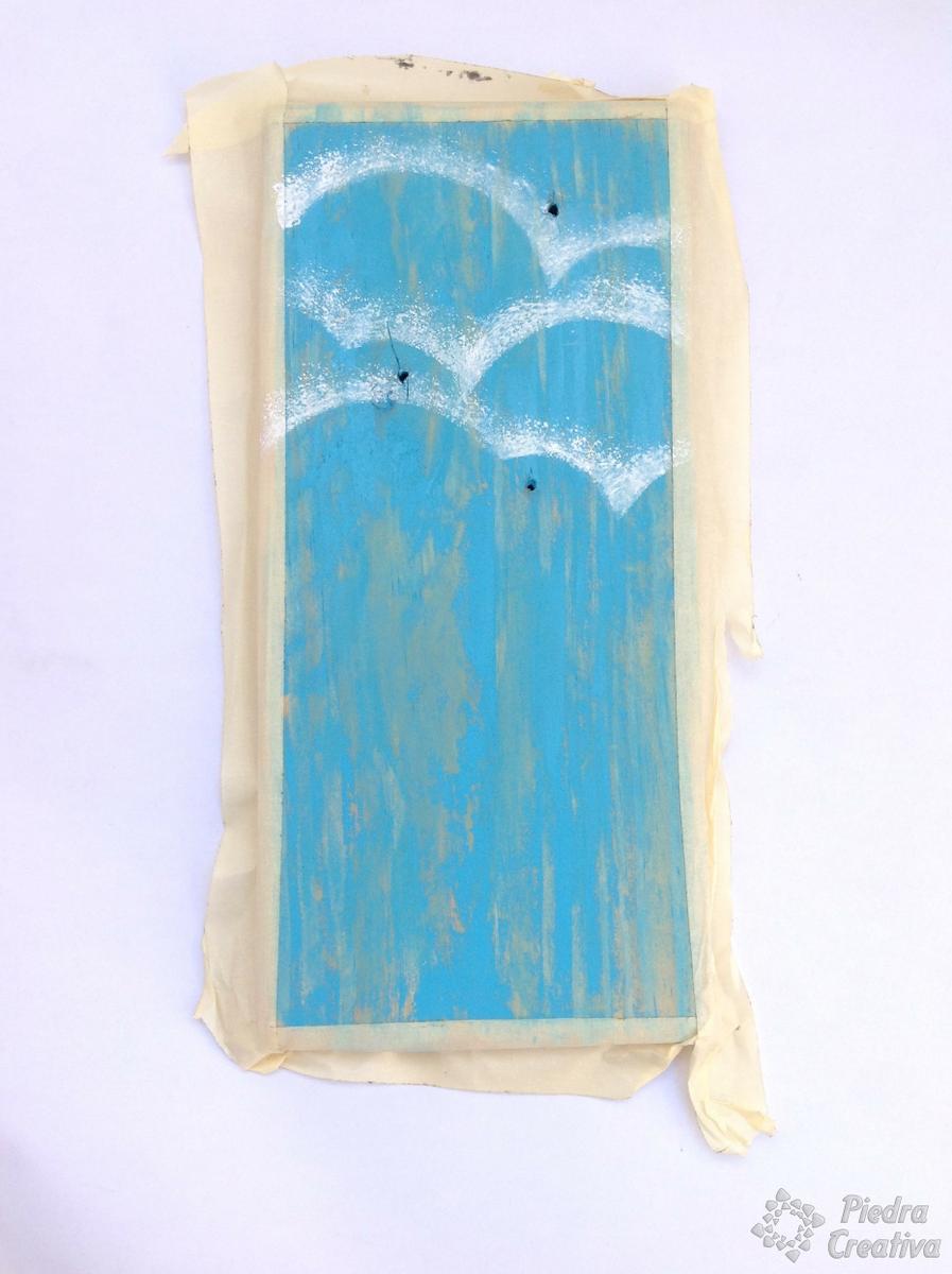 Madera de como hacer flores pintadas con piedras