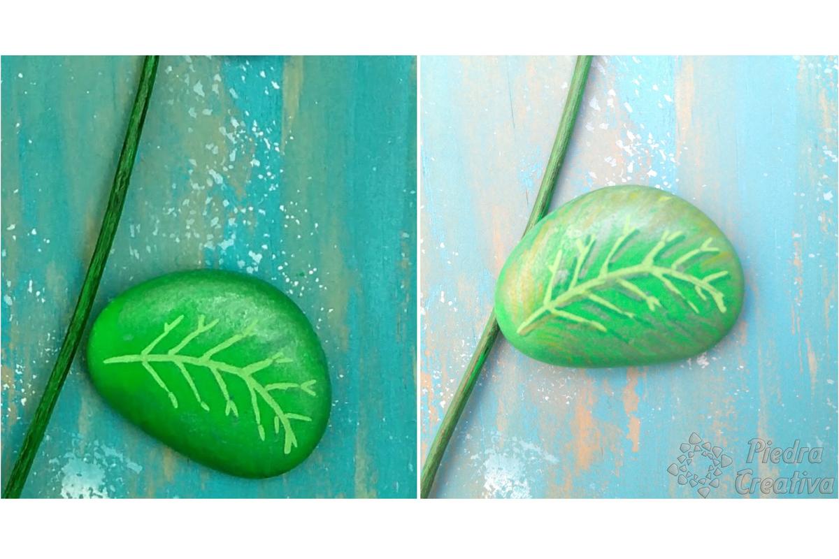 Cómo pintar flores con piedras