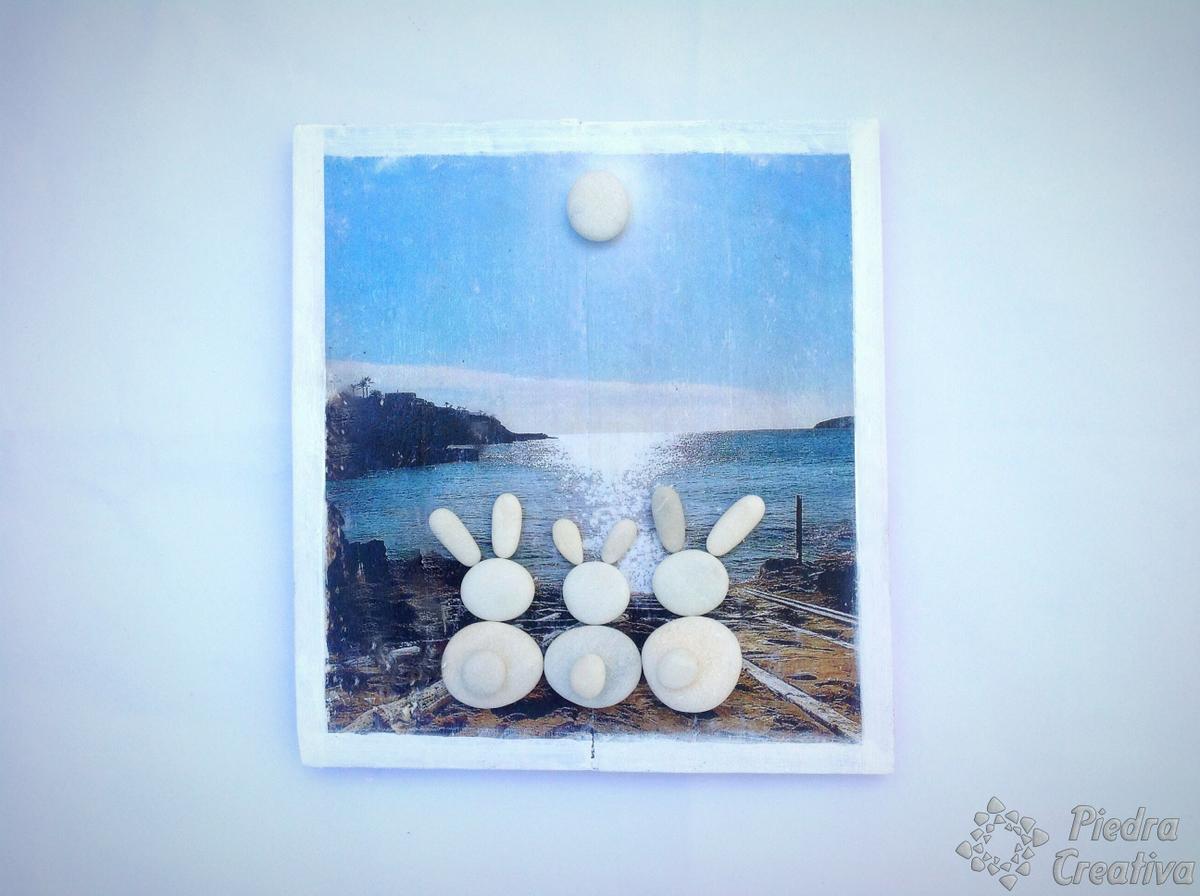 Foto transferida en madera