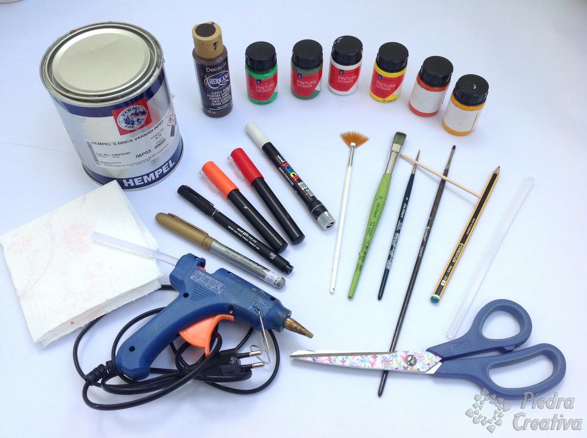 Materiales para jirafas en piedra