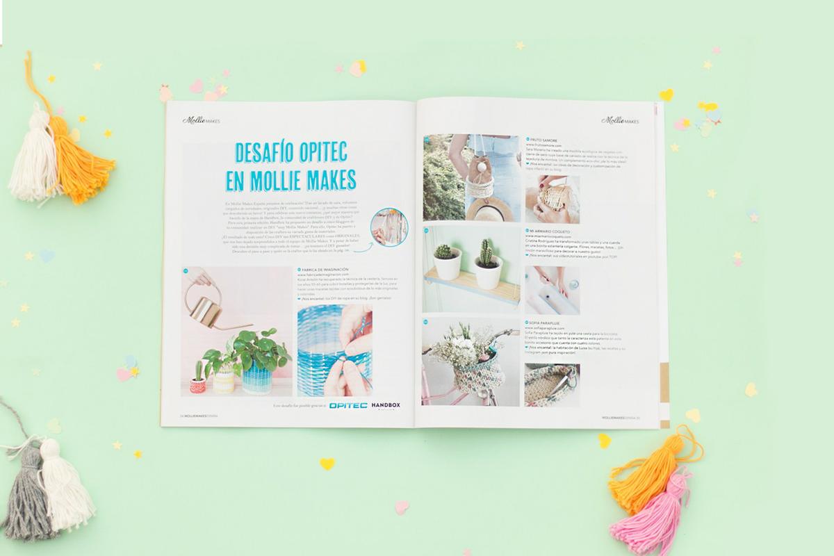 Revista Mollie Makes - edición española - visto en "I am a Mess Blog"