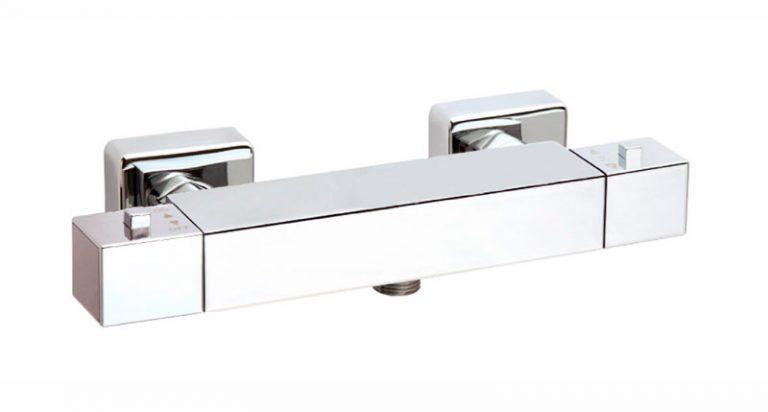 Grifo termostático cuadrado