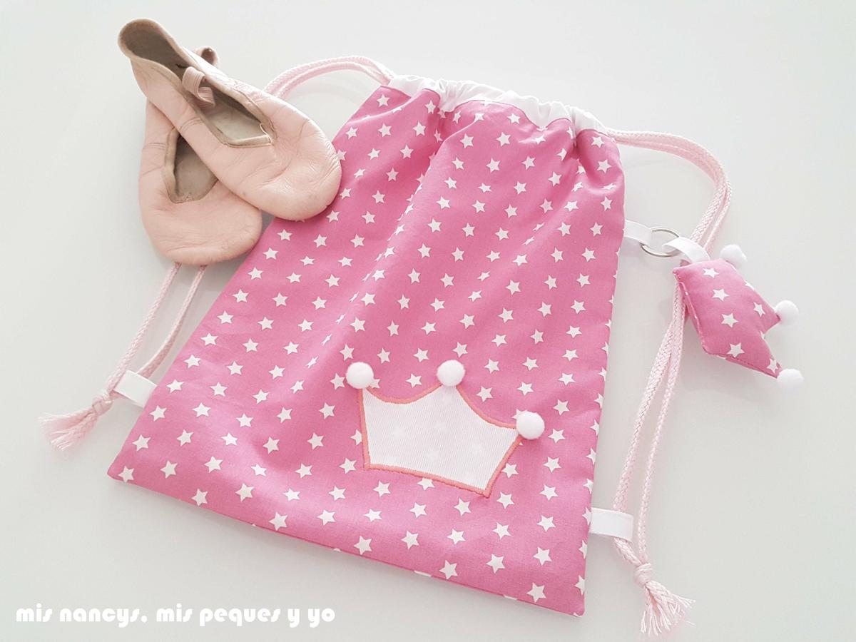 mis nancys, mis peques y yo, mochila pandilleando para ballet, bolsa para guardar zapatillas de ballet