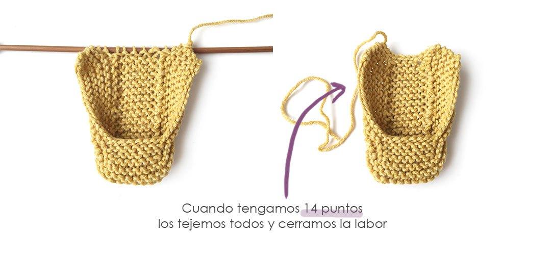 Patuquitos de punto a dos agujas - Patrón y tutorial DIY