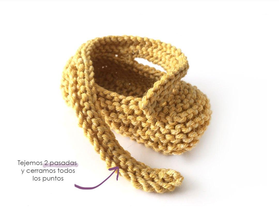 Patuquitos de punto a dos agujas - Patrón y tutorial DIY