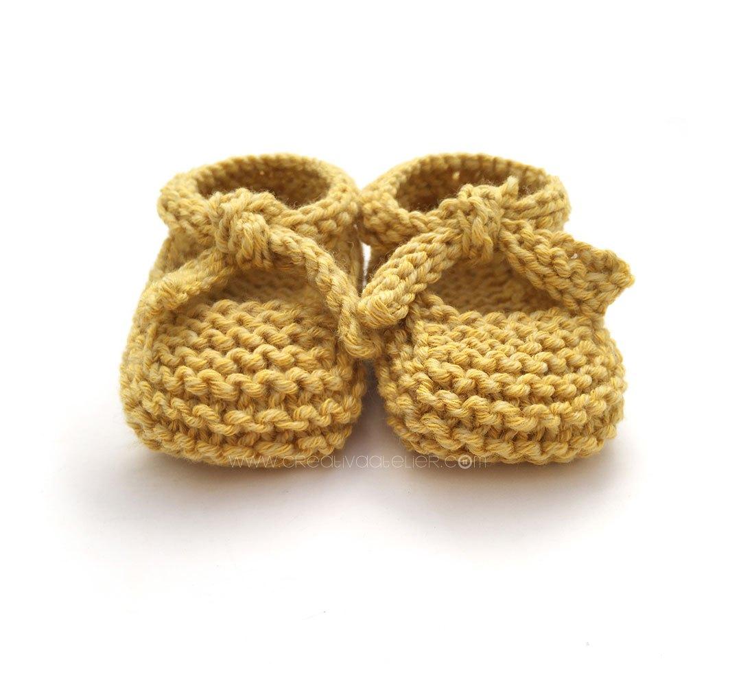 Patuquitos de punto a dos agujas - Patrón y tutorial DIY