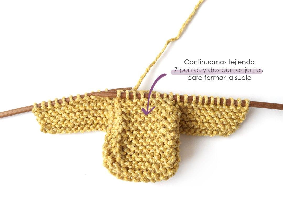 Patuquitos de punto a dos agujas - Patrón y tutorial DIY