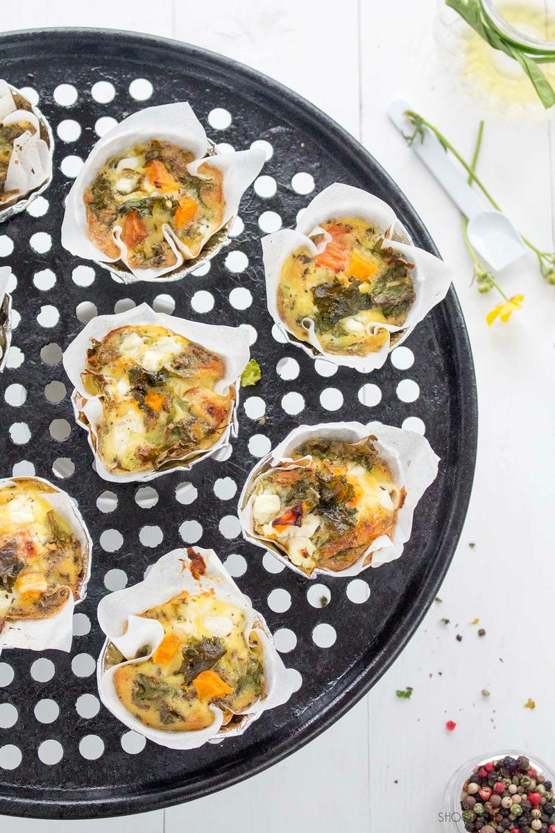 muffins salados con verduras