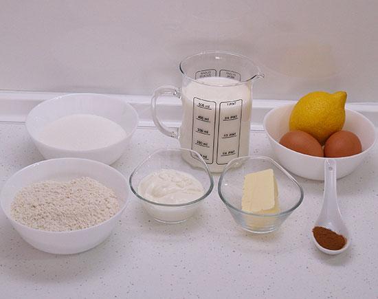 Quesada de yogur y canela