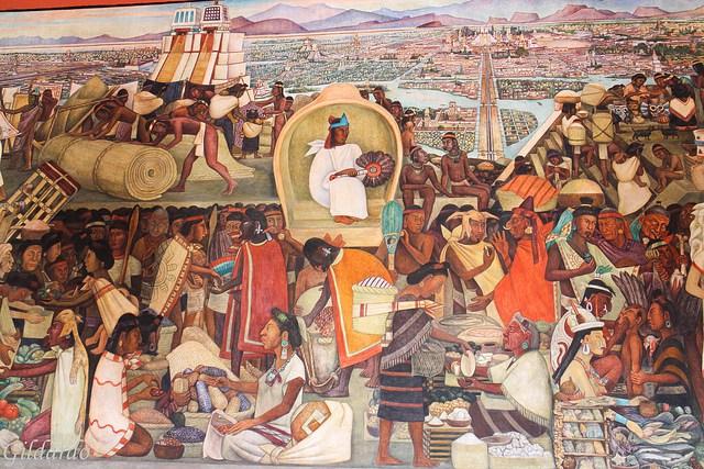 Murales de Diego Rivera, Palacio Nacional