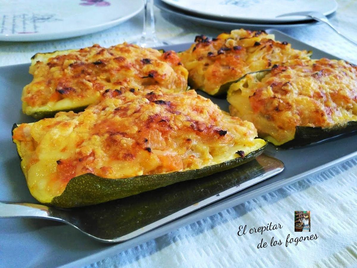 barquitas de calabacín