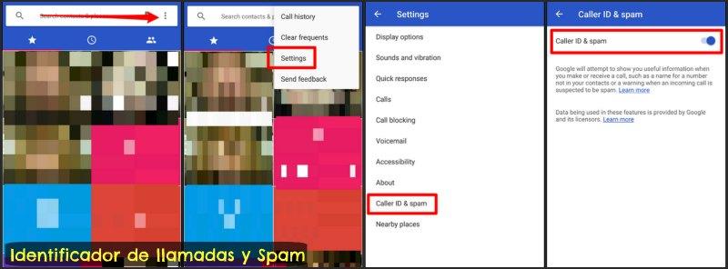 bloquear llamadas spam
