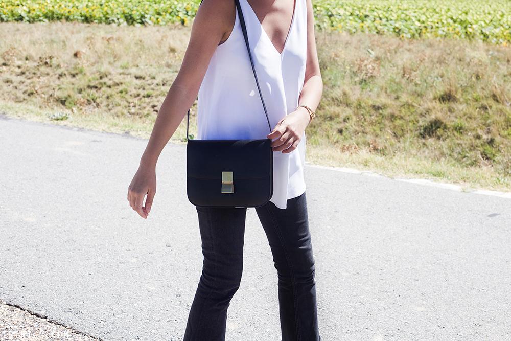 Trini | Stella McCartney top Celine ballerinas