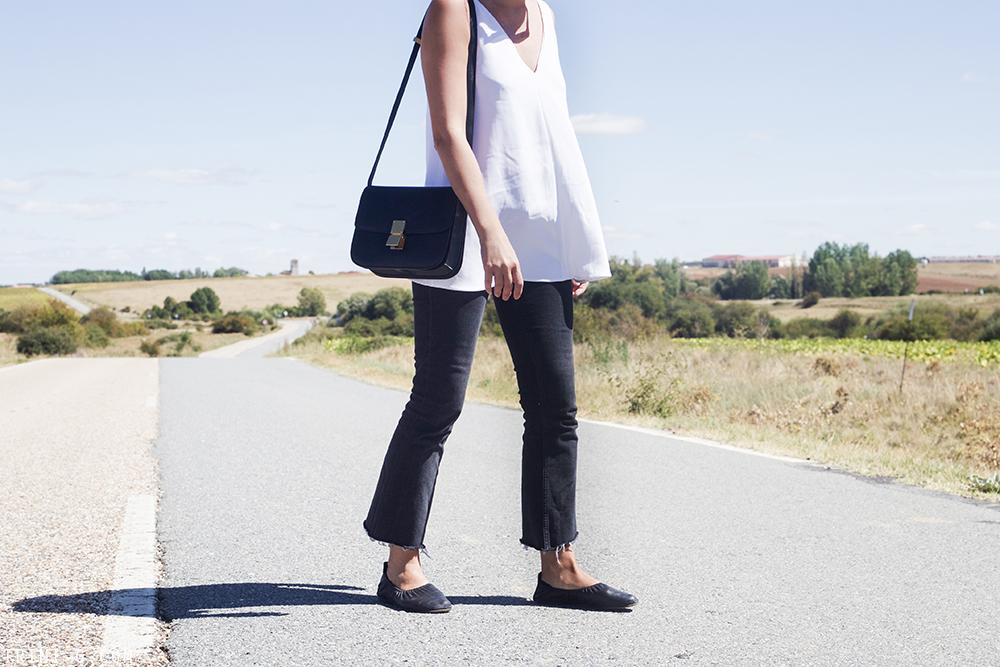 Trini | Stella McCartney top Celine ballerinas