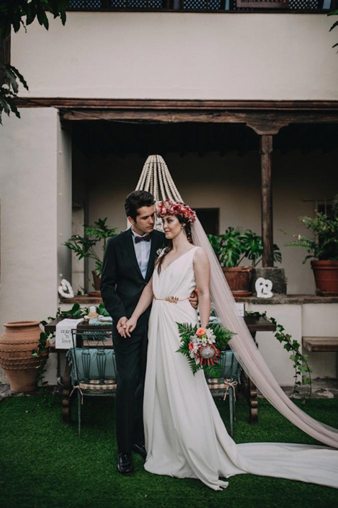 Eliane elopement vintage Tenerife