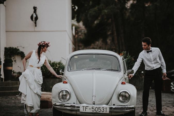 Eliane elopement vintage Tenerife