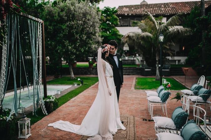Eliane elopement vintage Tenerife