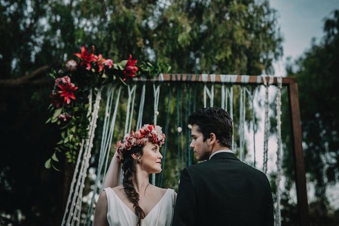 Eliane elopement vintage Tenerife