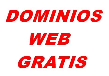 DOMINIOS WEB GRATIS