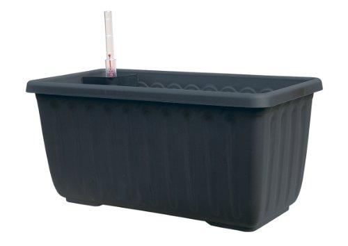 Schumm 1909029924 Siesta Lux - Jardinera de balcón con sistema de riego automático (100 x 20 x 19 cm)