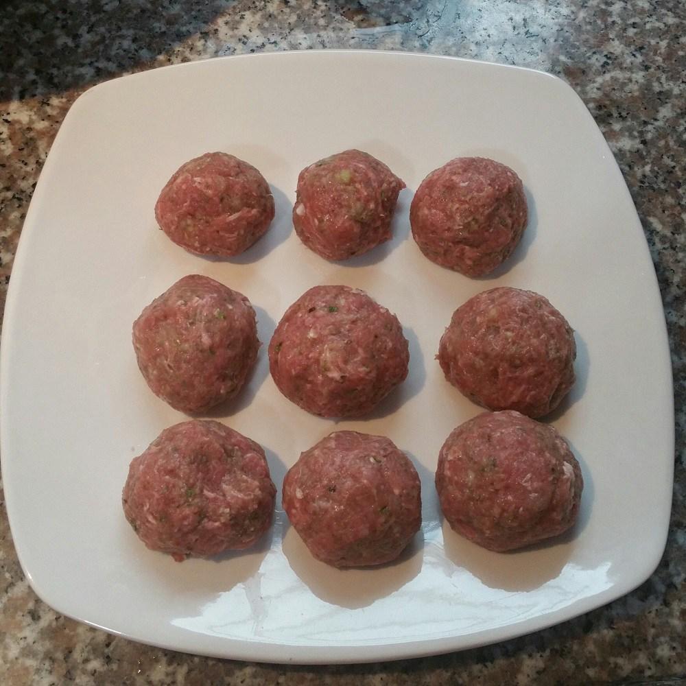 Albóndigas de pavo.