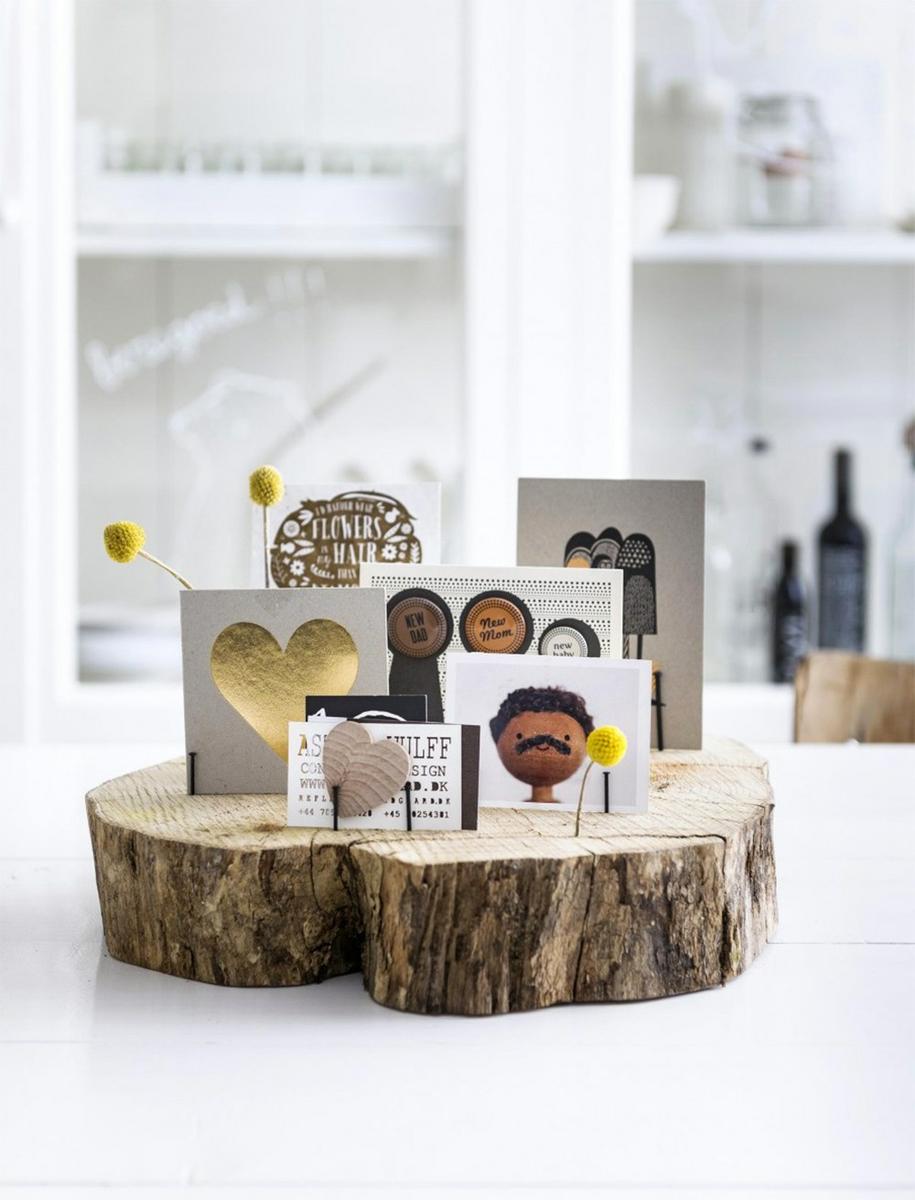 10 ideas con troncos y rodajas de madera, visto en "I am a Mess Blog"