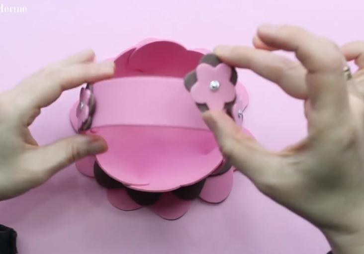 paso 18 para elaborar una cesta de foami