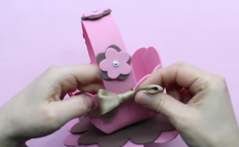 paso 20 para elaborar una cesta de foami