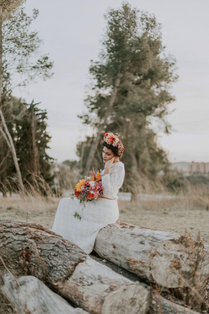Una novia a lo Frida Khalo