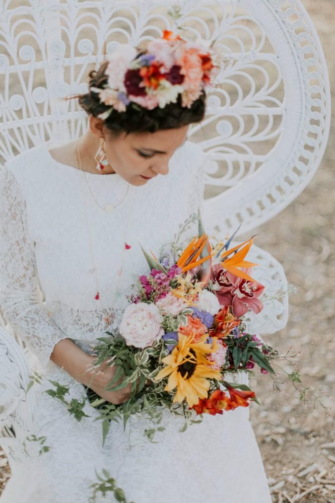 Una novia a lo Frida Khalo