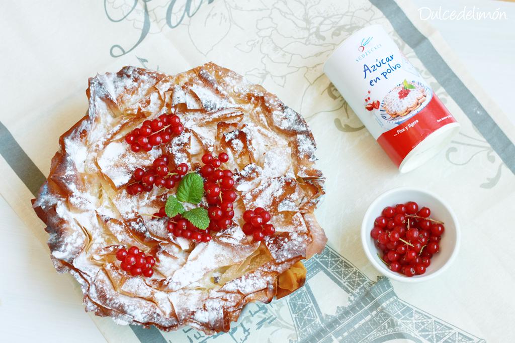 Tarta rizada de melón