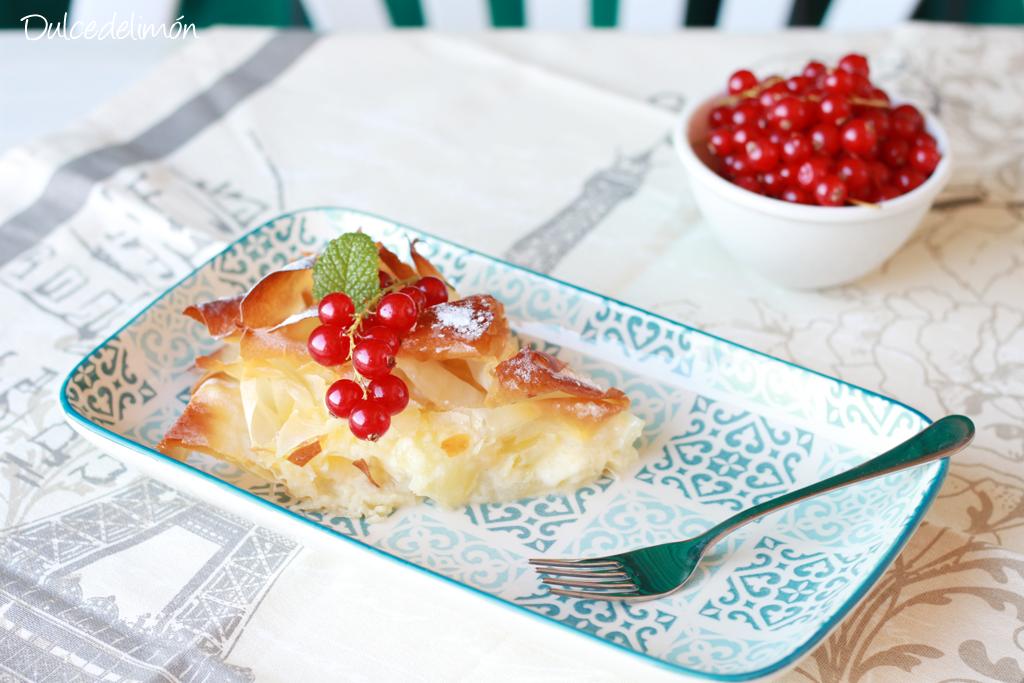 Tarta rizada de melón