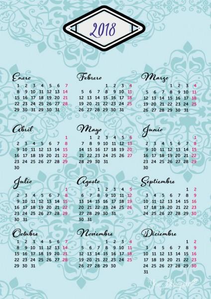 calendario bonito gratis pdf