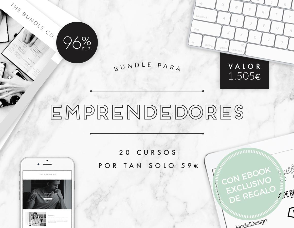 Bundle de 20 cursos online para emprendedores al precio de uno + ebook exclusivo