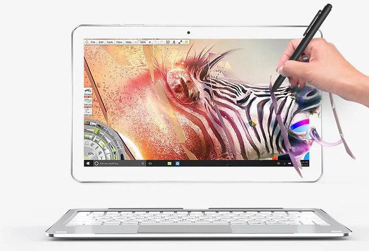 Cube Mix Plus reseña análisis review de este tablet PC con Windows 10 disco SSD de 128GB pantalla de 10 pulgadas con resolución Full HD compatible con Stylus de Wacomm 4GB de RAM y procesador Intel Kabi Lake especificaciones precio y opinión