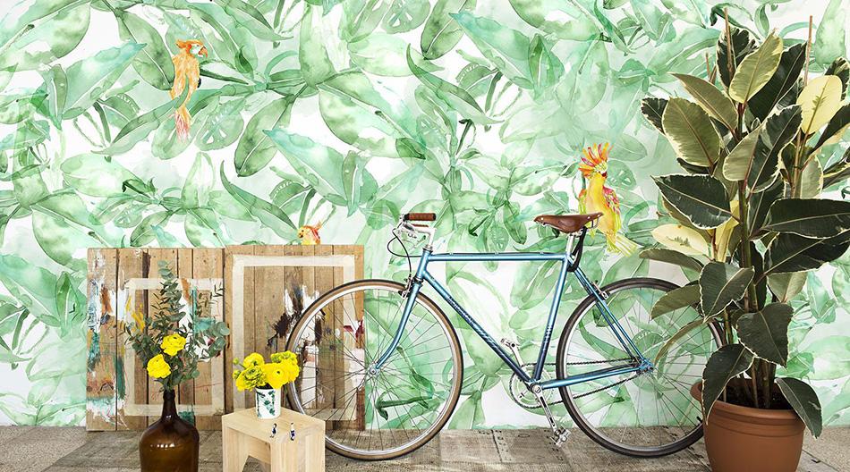 decorar con papeles pintados