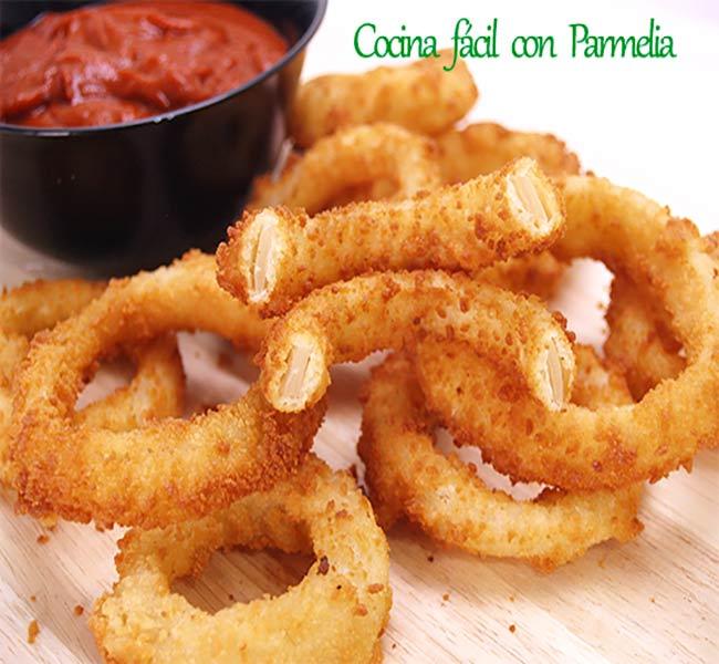 Aros de cebolla como los del Foster