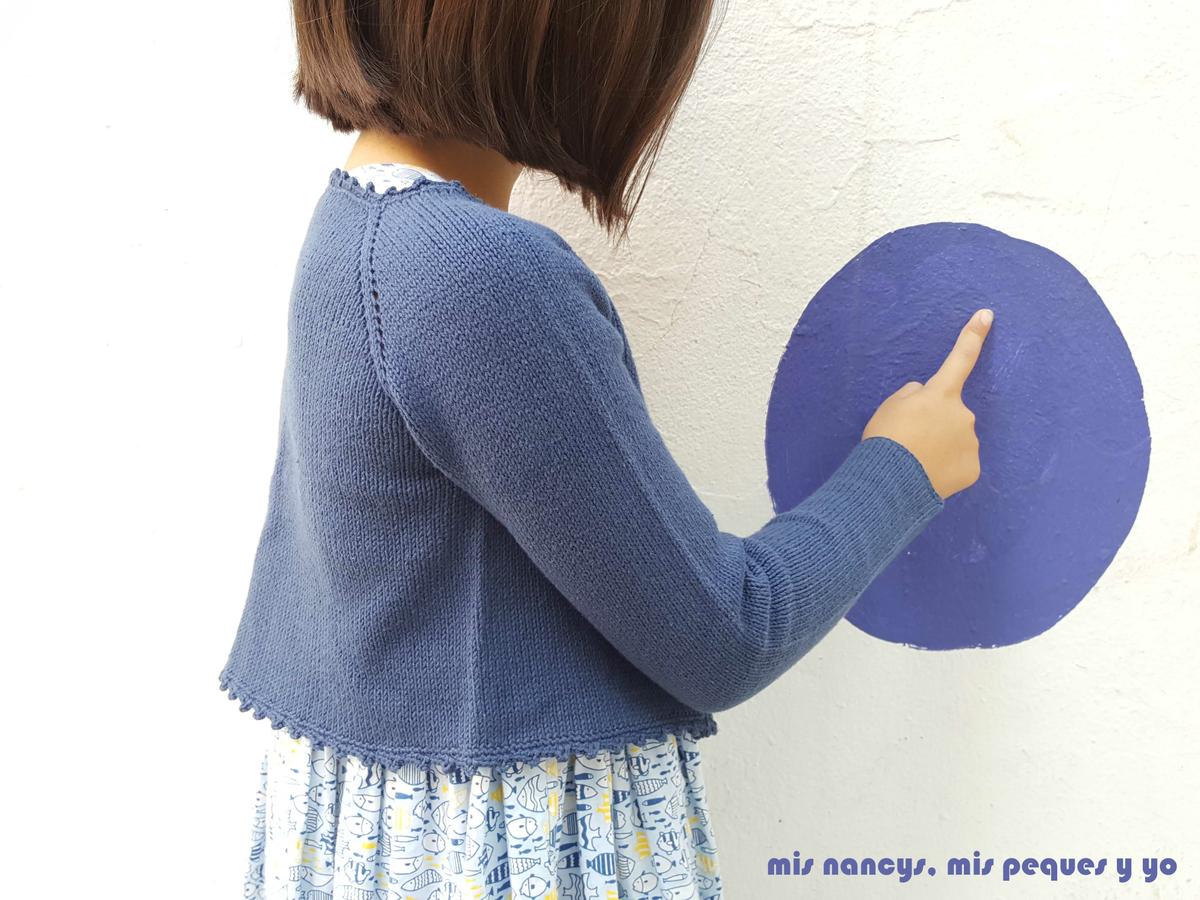 mis nancys, mis peques y yo, rebeca de punto para niña, rebeca de manga larga