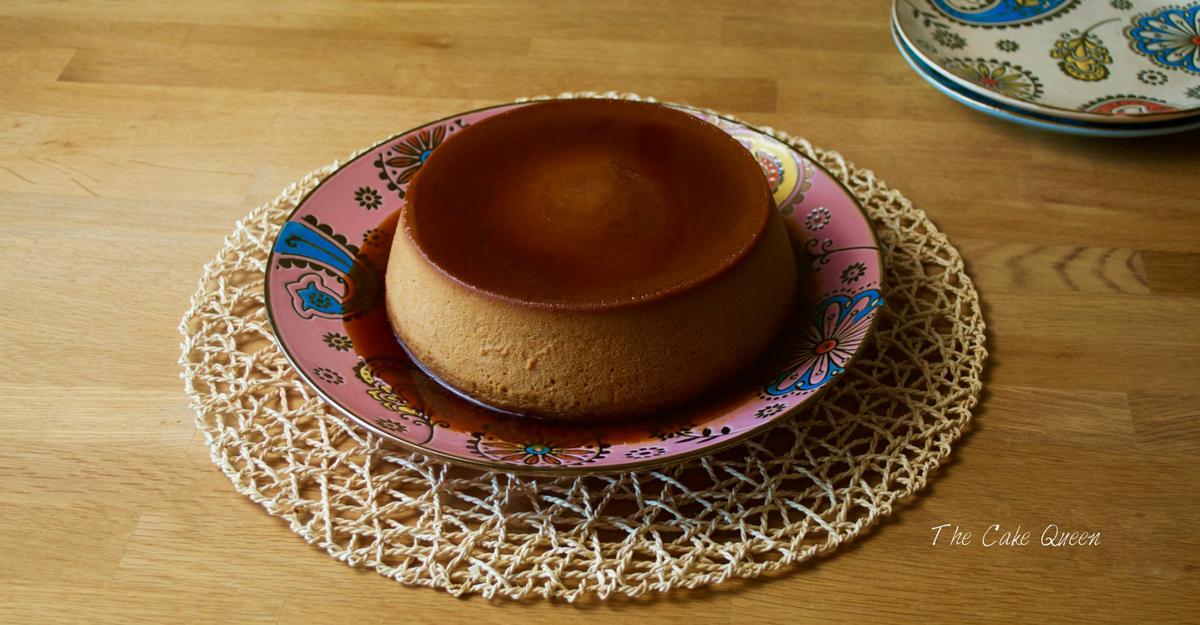 Flan de dulce de leche y mascarpone