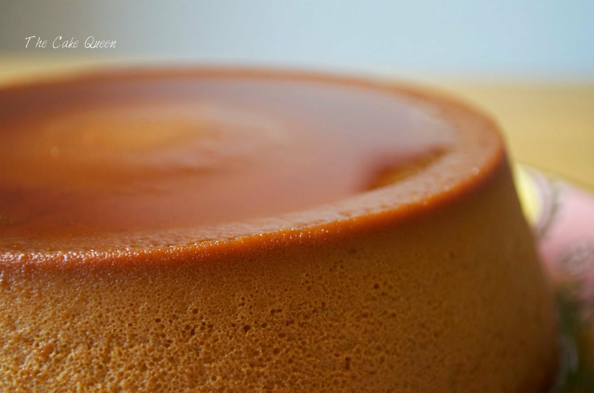 Flan de dulce de leche y mascarpone