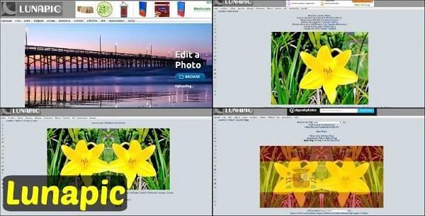 LunaPic editor de fotos online