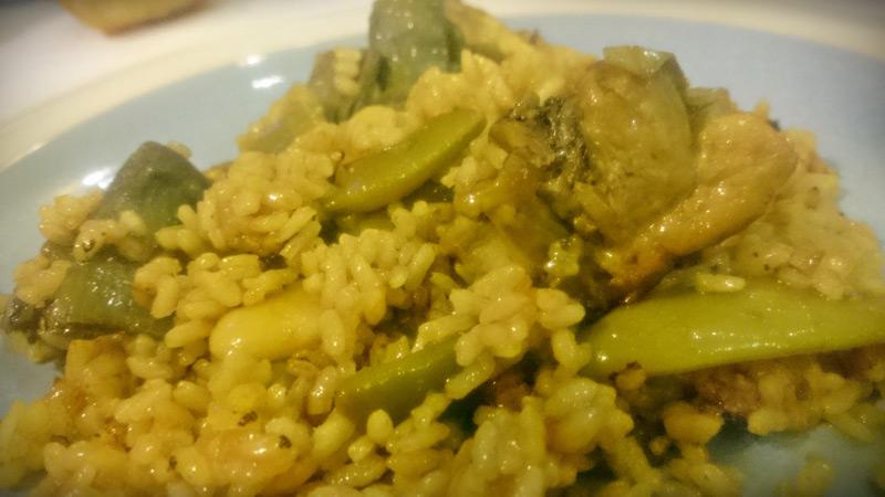Arroz valenciano casero