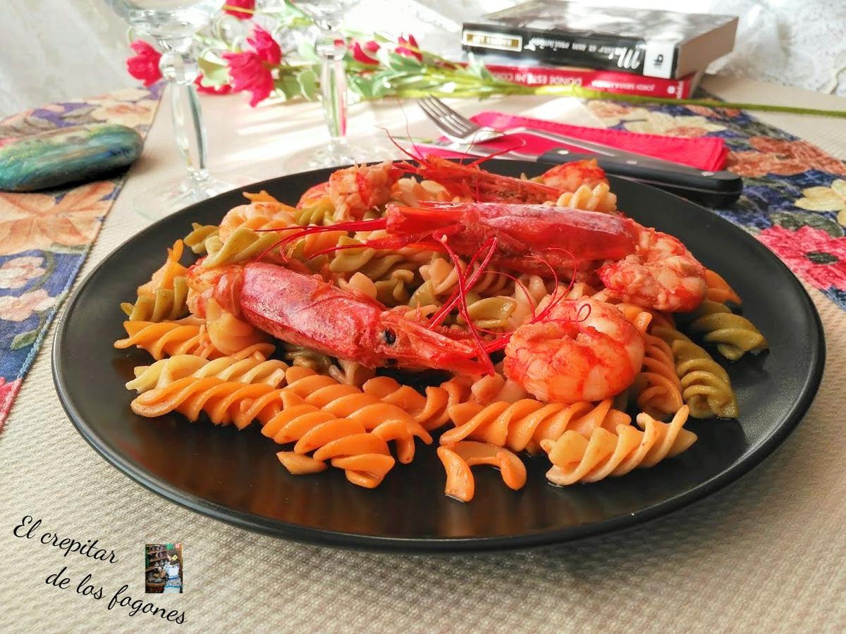 langostinos al coñac