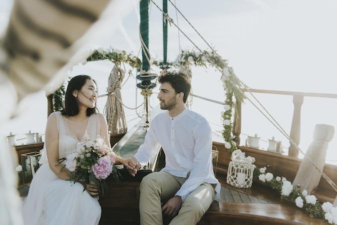 Into the sea elopement