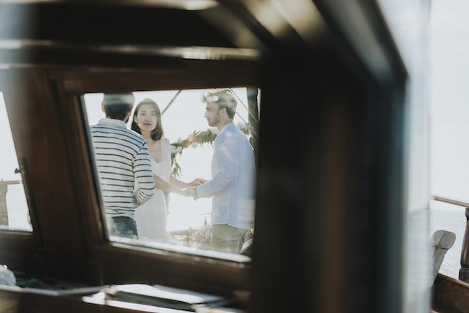 Into the sea elopement