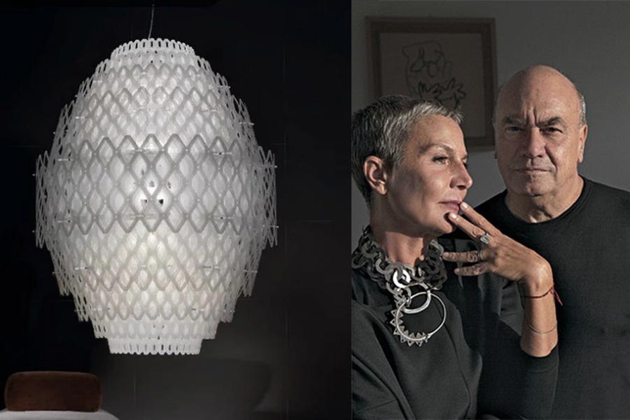 Designers Doriana y Massimiliano Fuksas.