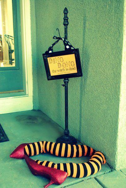 decoración de halloween original y casera