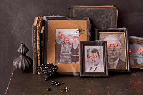 manualidad original para halloween: fotos de familia que dan miedo