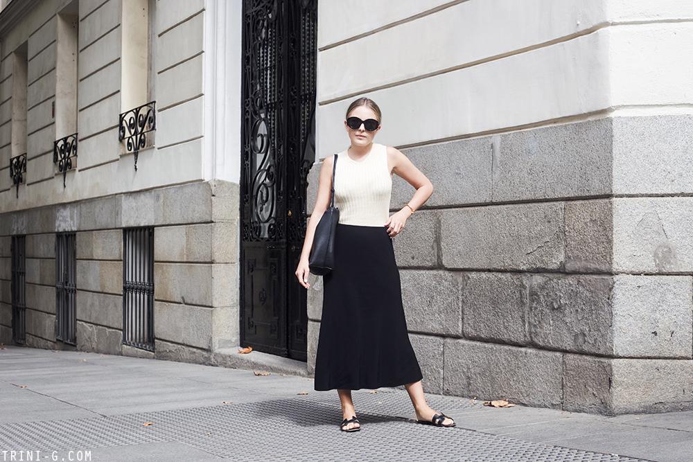 Trini | The Row skirt Céline top